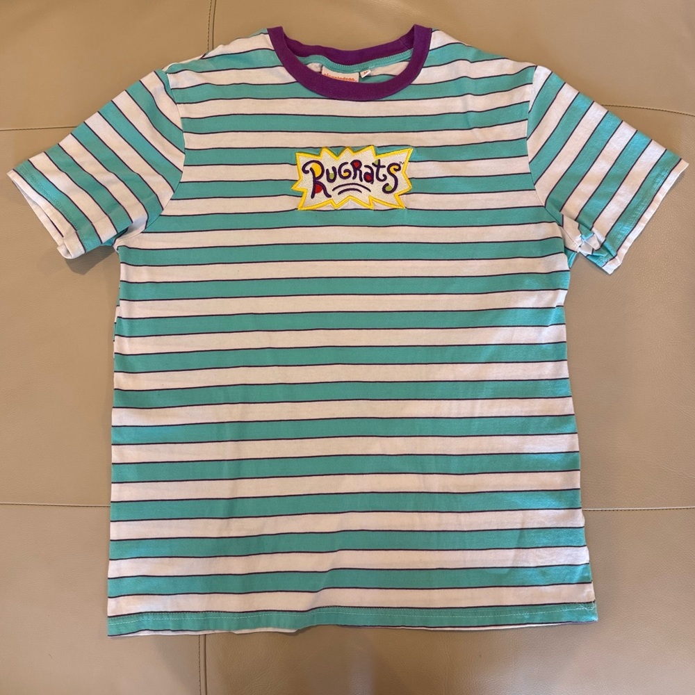 Rugrats Stripped Crew Tee, Medium